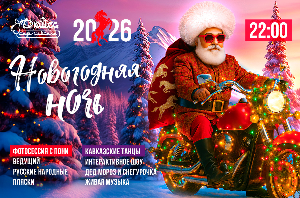 Новогодняя ночь в ресторанах «Дюшес»